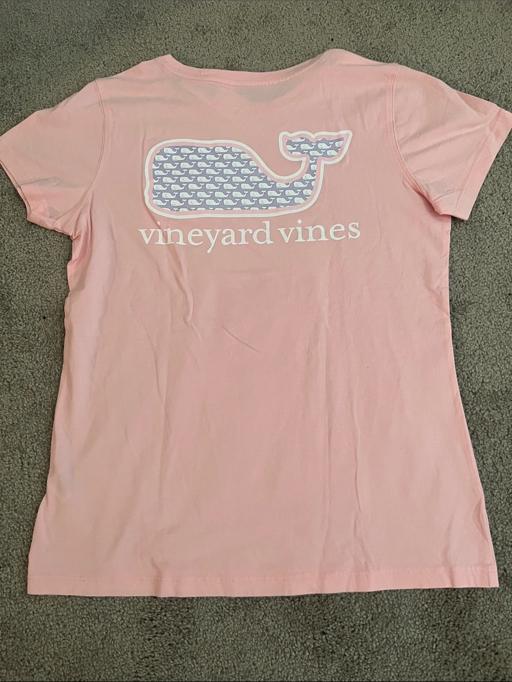Vineyard Vines Women’s Pink Short-Sleeve Whale Tee